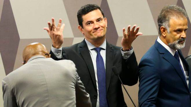 O ministro da Justiça e Segurança Pública, Sergio Moro