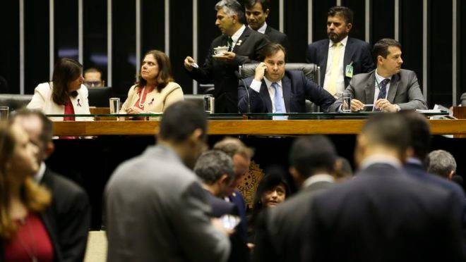 Sessão da Câmara dos Deputados.