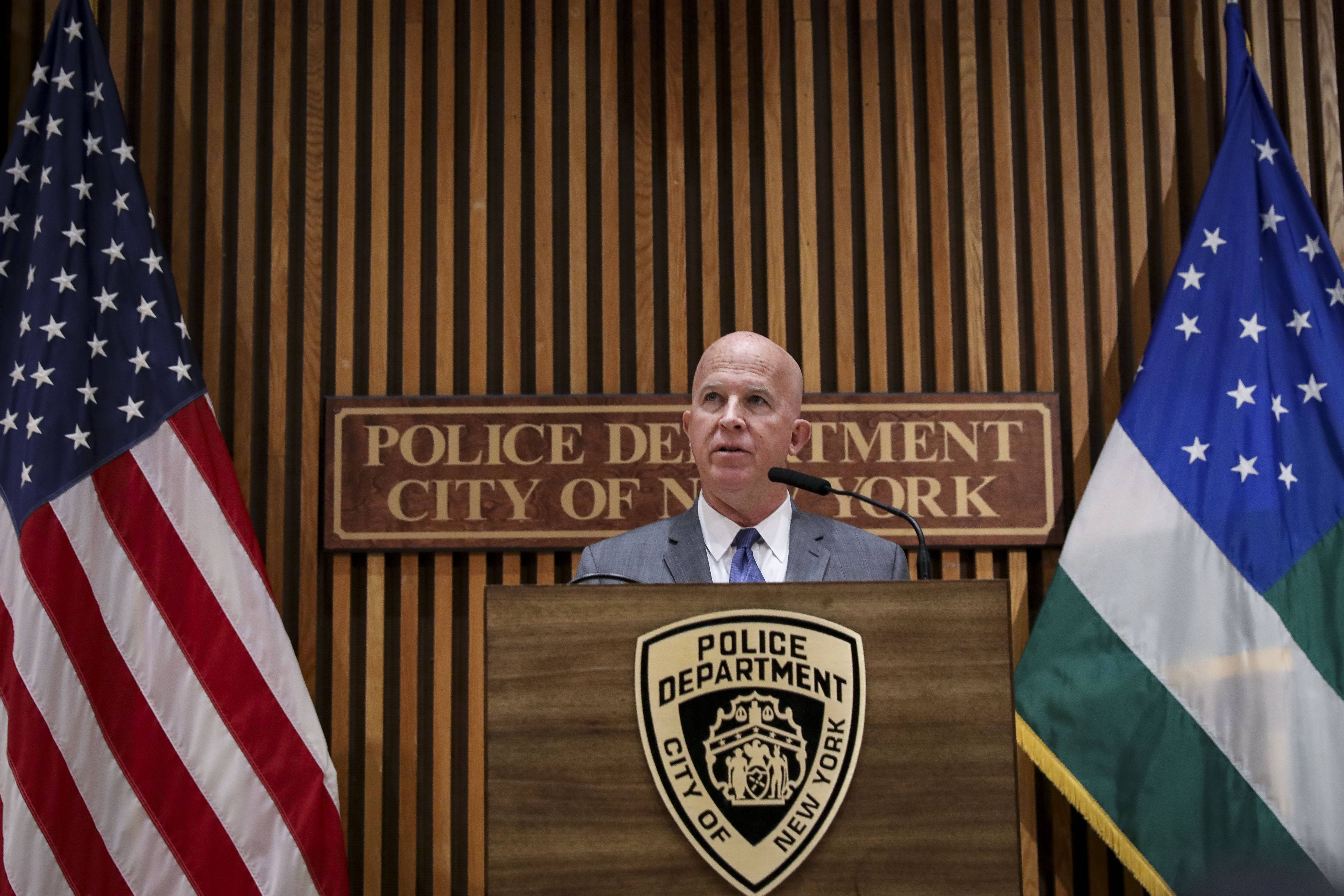 O comissário James O'Neill da polícia de New York City
