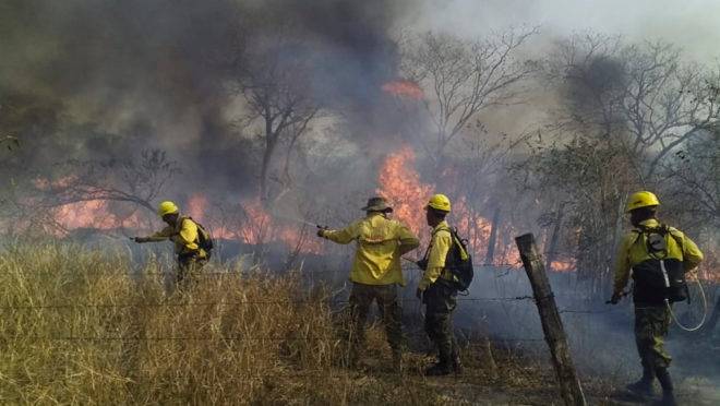Incêndio na Bolívia