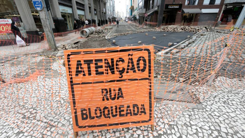 Obra em Curitiba