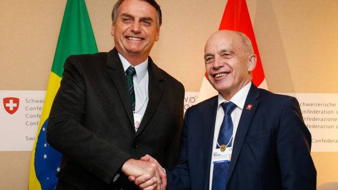 Mercosul-EFTA: Bolsonaro e Ueli Maurer