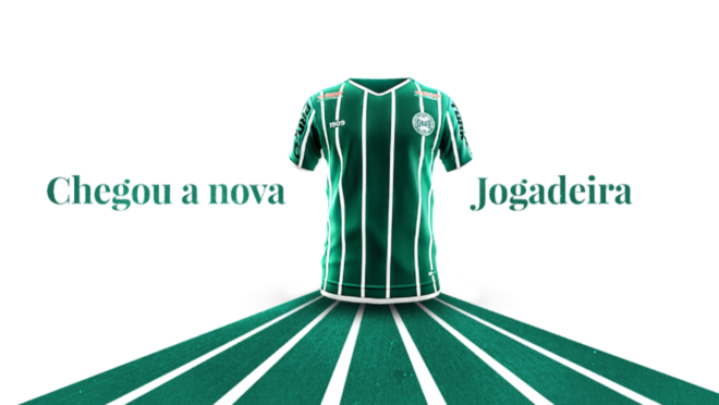 Imagem da nova camisa do Coritiba