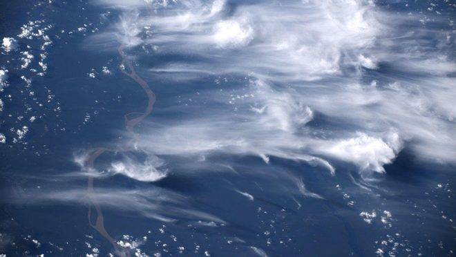 Fotos tiradas pelo astronauta italiano que está na ISS