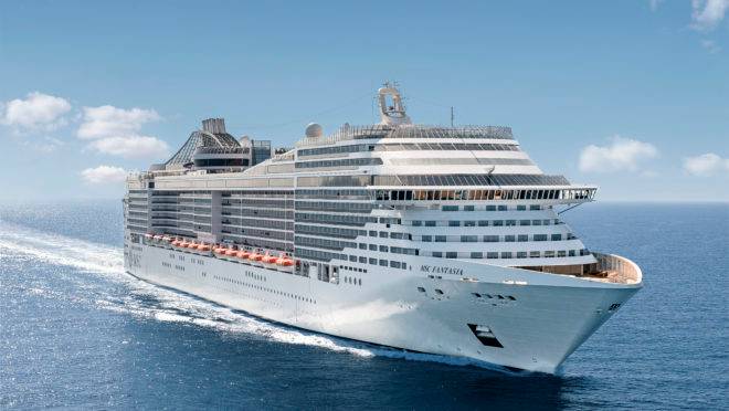 Navio MSC Fantasia tem roteiro de três a quatro noites que passam pelo litoral sul e sudeste do Brasil.