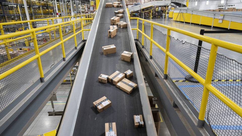 Centro de distribuição da Amazon
