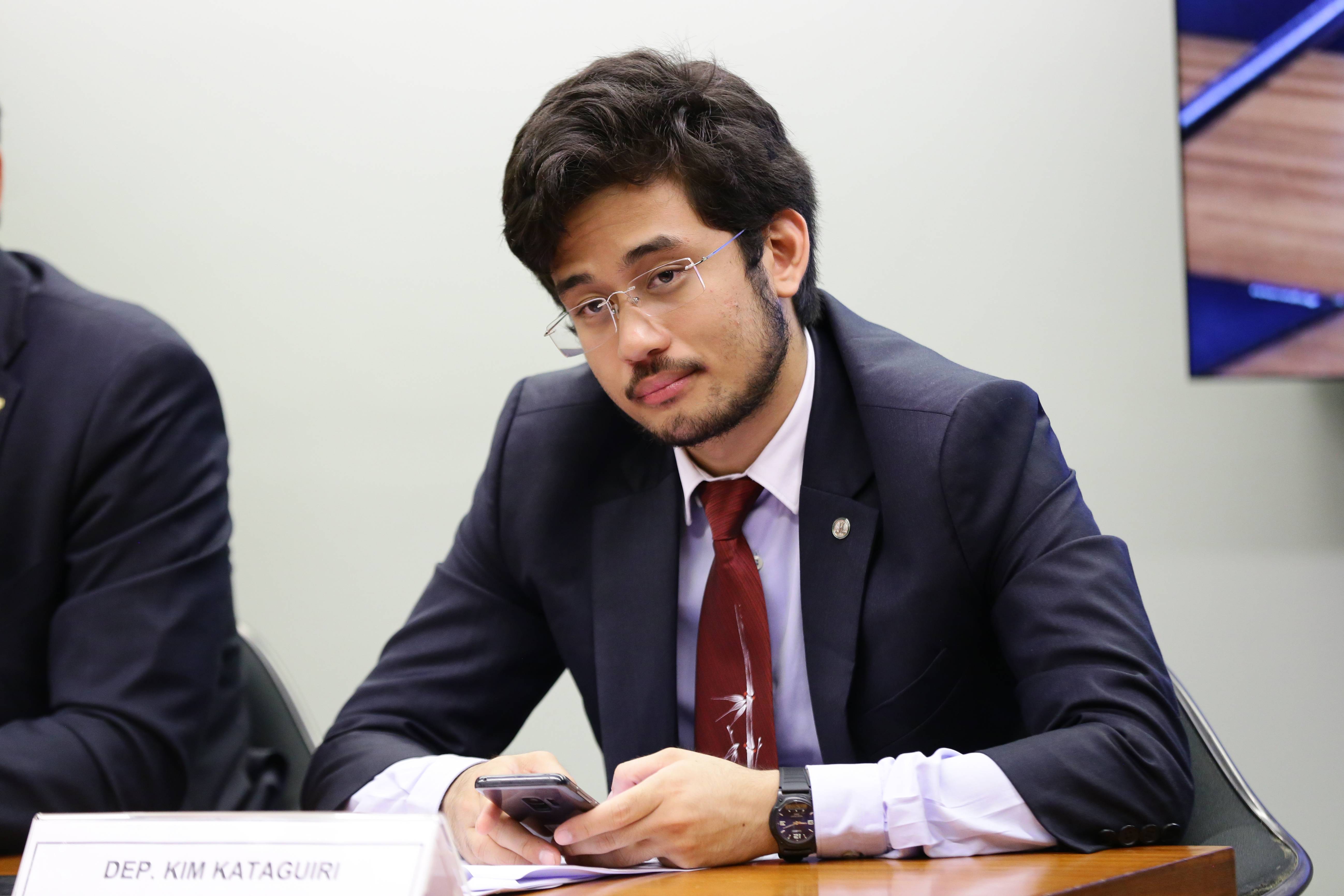 Eduardo Bolsonaro e Kim Kataguir (foto): ofensas no Twitter