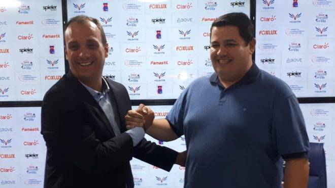 Diretor Alex Brasil e presidente Leonardo Oliveira, Foto: Luana Kaseker/Gazeta do Povo