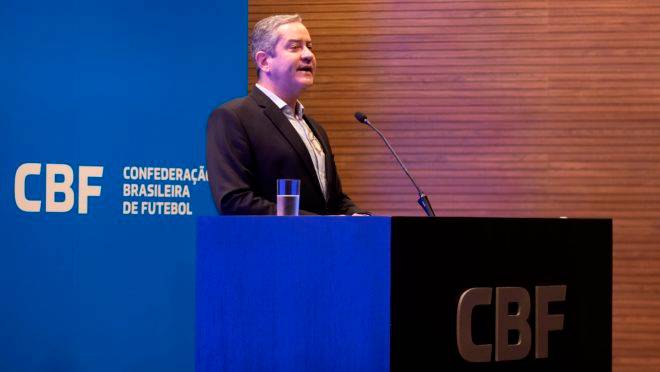 O presidente da CBF, Rogério Caboclo.