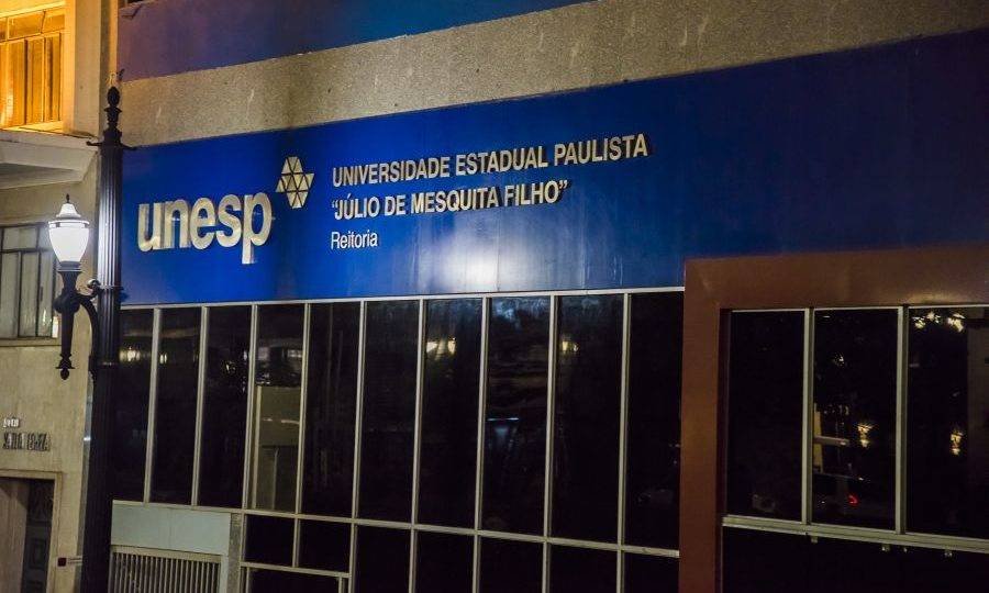 Programa na Unesp aceita doações por cartão de crédito Fachada da Unesp.