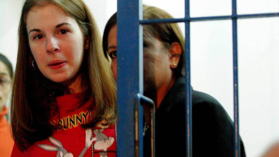 Suzane Von Richthofen na prisão.