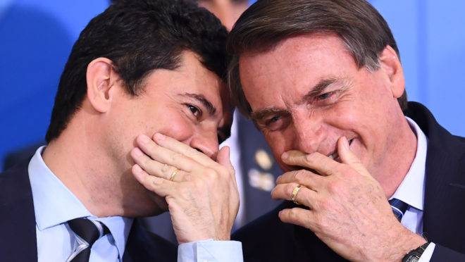 Bolsonaro e Moro se encontraram fora da agenda oficial