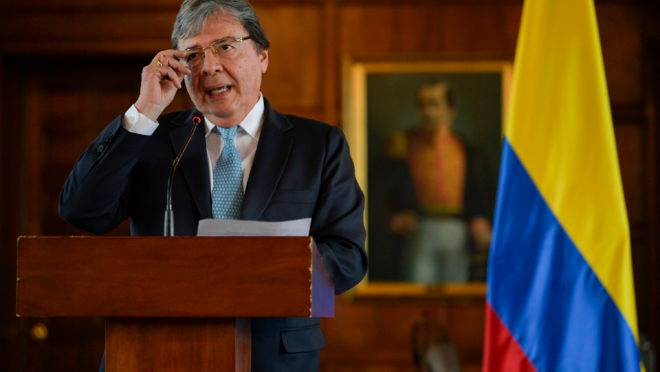 Ministro das Relações Exteriores da Colômbia, Carlos Holmes Trujillo