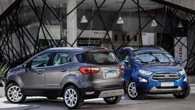 EcoSport 2020 tem visual repaginado. | Divulgação/Ford