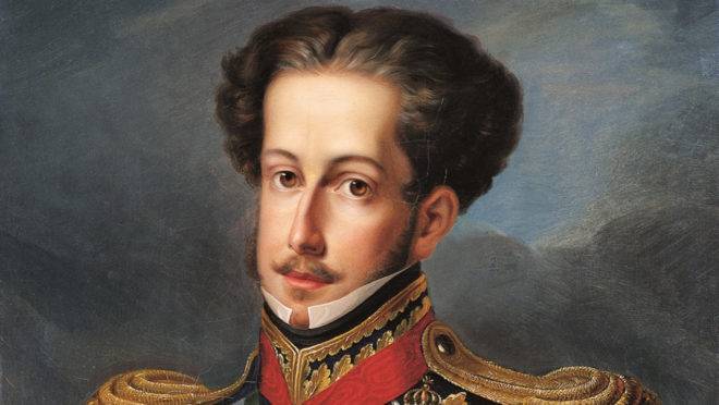 Dom Pedro I, que proclamou a independência do Brasil.