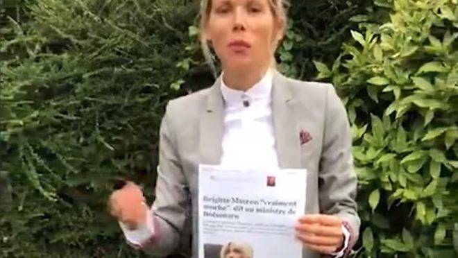 A filha de Brigitte Macron, Tiphaine Auzière, gravou um vídeo para lançar uma campanha contra a misoginia.