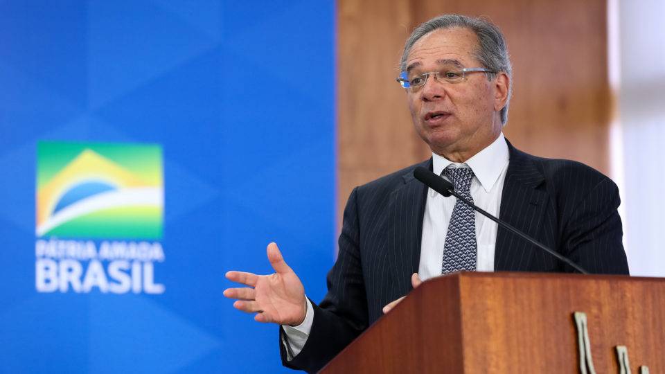 “Quero privatizar todas, e o presidente está conosco”, diz Guedes sobre estatais O ministro da Economia, Paulo Guedes.