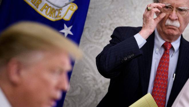 Assessor de segurança de Trump. John Bolton