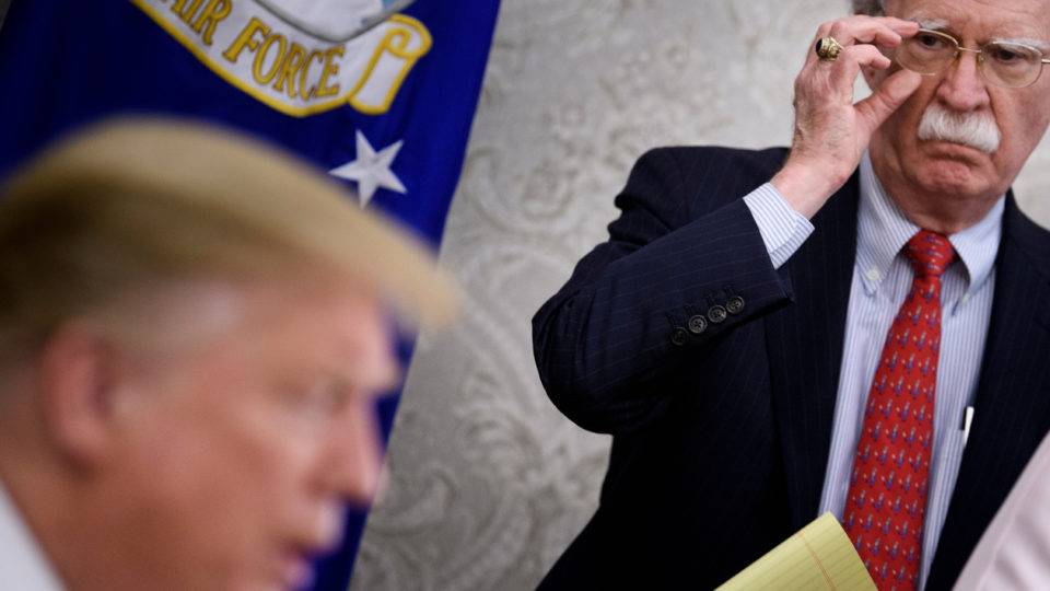 Assessor de segurança de Trump. John Bolton