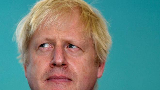O primeiro-ministro britânico, Boris Johnson