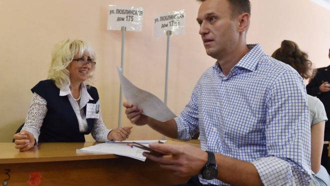 Ativista da oposição russa Alexei Navalny
