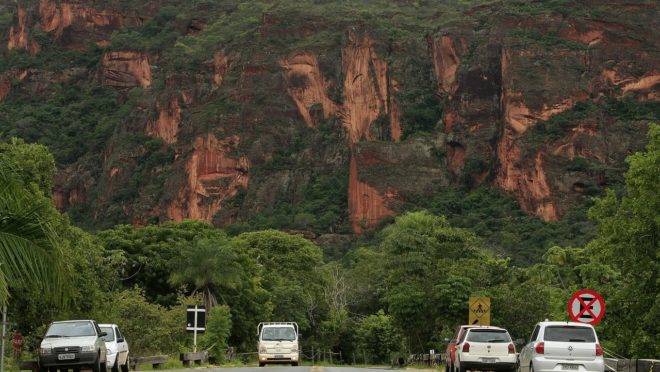 Área da Chapada dos Guimarães.