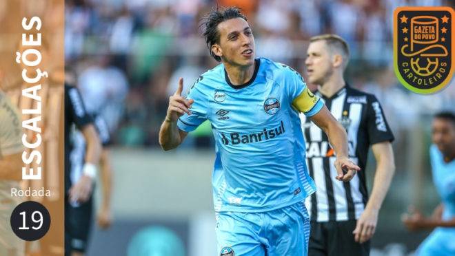 Prováveis escalações da 19.ª rodada do Cartola FC 2019.