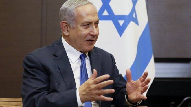 O primeiro-ministro de Israel, Benjamin Netanyahu, em reunião com o presidente russo Vladimir Putin, em Sochi, Rússia, 12 de setembro de 2019