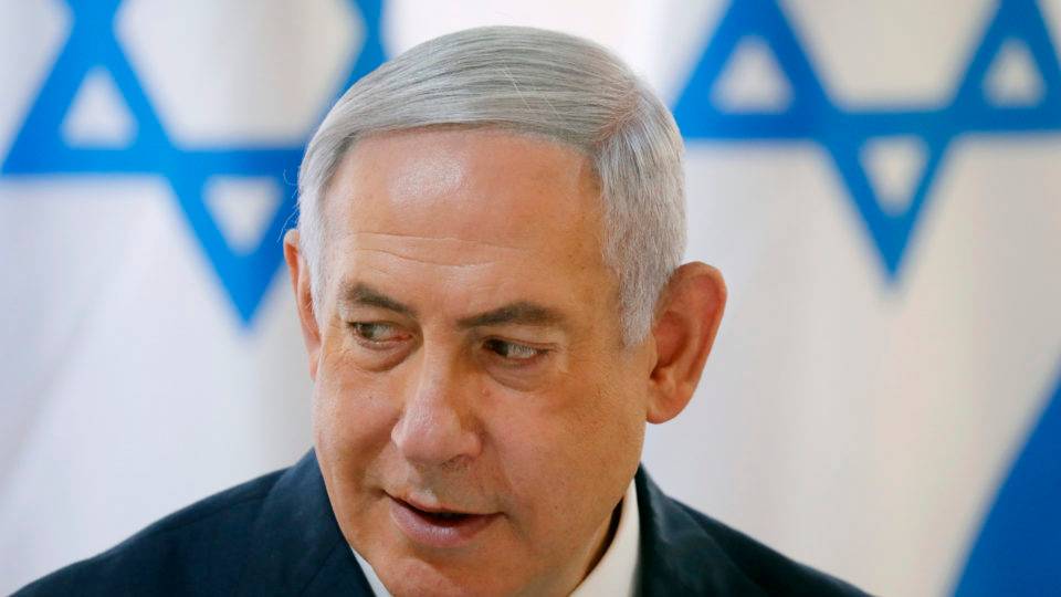 Primeiro-ministro israelense, Benjamin Netanyahu