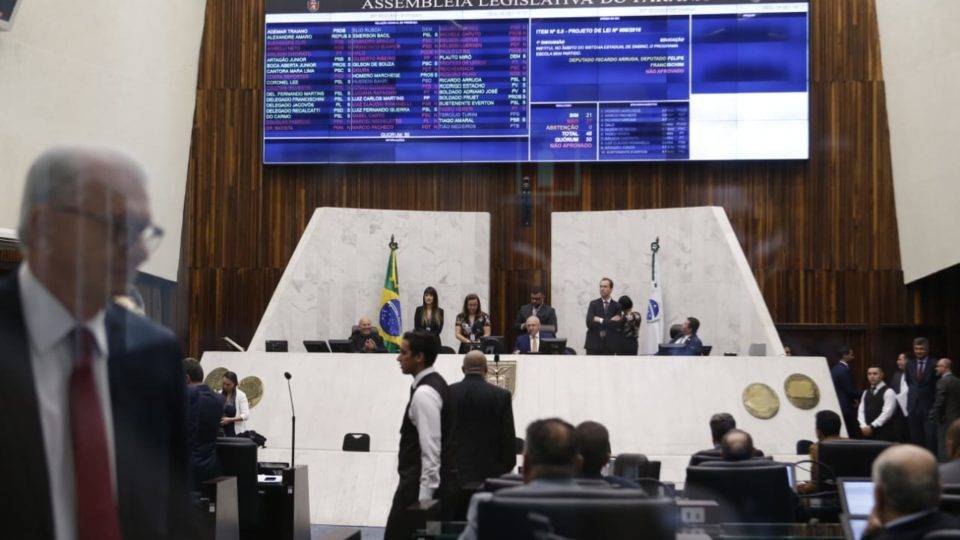 Como cada deputado votou sobre a implantação do Escola sem Partido no Paraná Alep Escola sem Partido