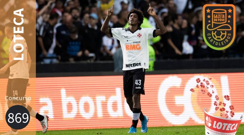 Duelo entre Vasco e Athletico-PR é um dos destaques do concurso 869 da Loteca.