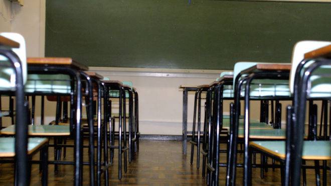 Sala de aula vazia