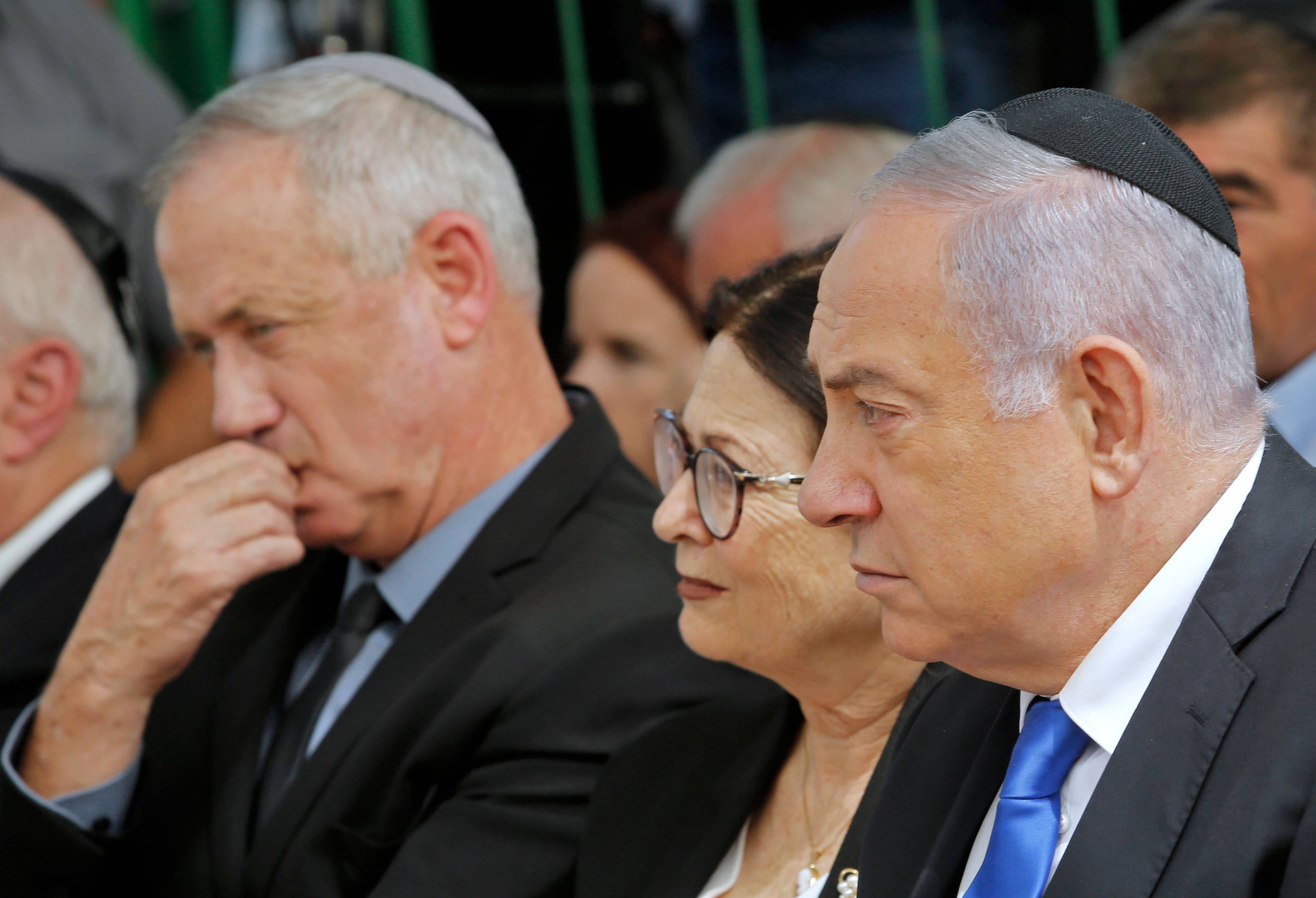 Benny Gantz e Benjamin Netanyahu