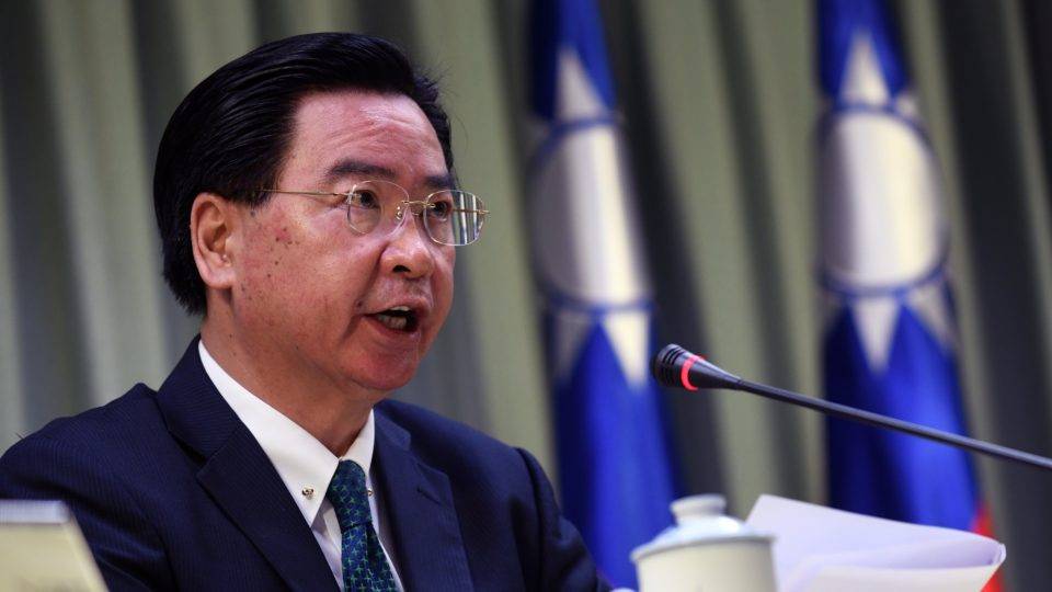 Ministro das Relações Exteriores de Taiwan, Joseph Wu, fala sobre fim das relações diplomáticas com Ilhas Salomão