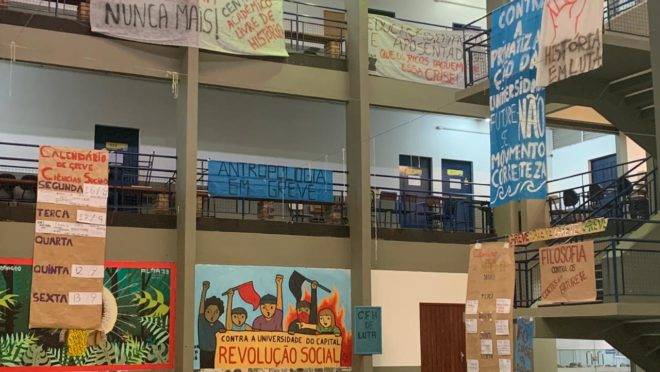 Centro de Filosofia e Ciências Humanas na UFSC, em Florianópolis.