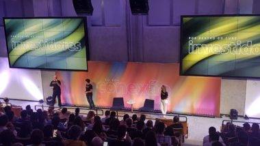 Unicórnios: Brasil é o 5º país em startups avaliadas em mais de US$ 1 bilhão Anderson Thees, da Redpoint eventures, com Renata Zanuto e Pedro Prates, heads do Cubo