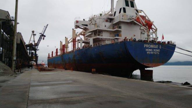 Navio em que os africanos viajaram.