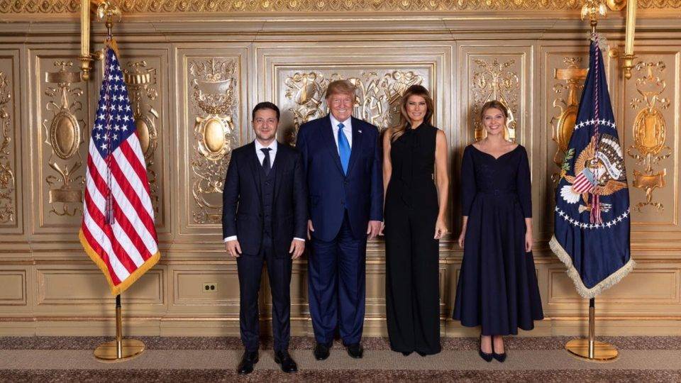 Volodymyr Zelensky e Trump