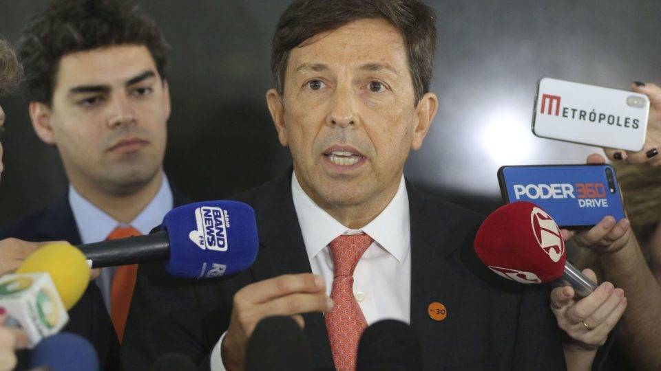 O presidente do partido Novo, João Amoedo.