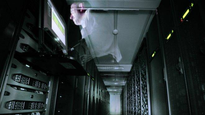 Centro de processamento de dados (datacenter) do Dataprev em Brasília