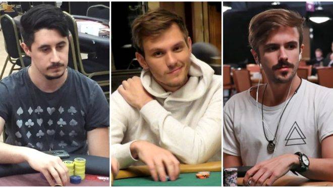 Jonathan, Alisson e Yuri. Fotos: WSOP e KSOP