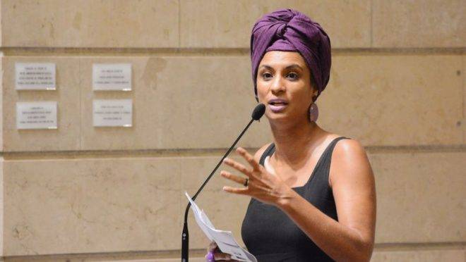 Marielle Franco, vereadora morta no Rio de Janeiro.