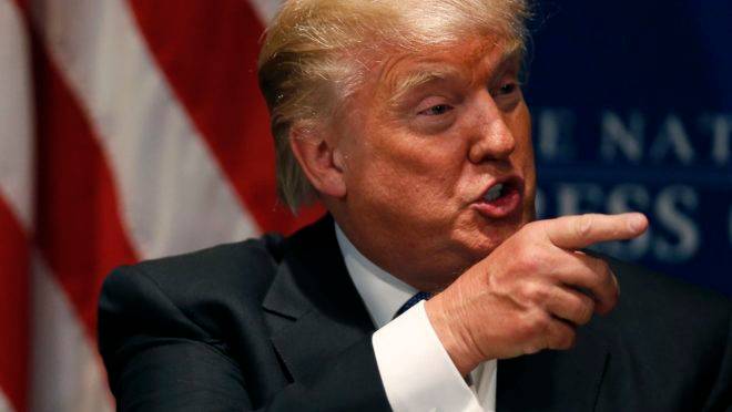 Trump afirmou que a UE vem “há muitos anos tratando os EUA muito mal no comércio”