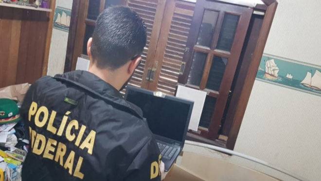 Polícia Federal chegou ao suspeito a partir de investigações de cooperação internacional.
