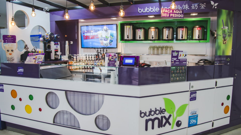Rede de chás de Foz do Iguaçu almeja fechar 2020 com 50 lojas Fachada da Bubble Mix Tea
