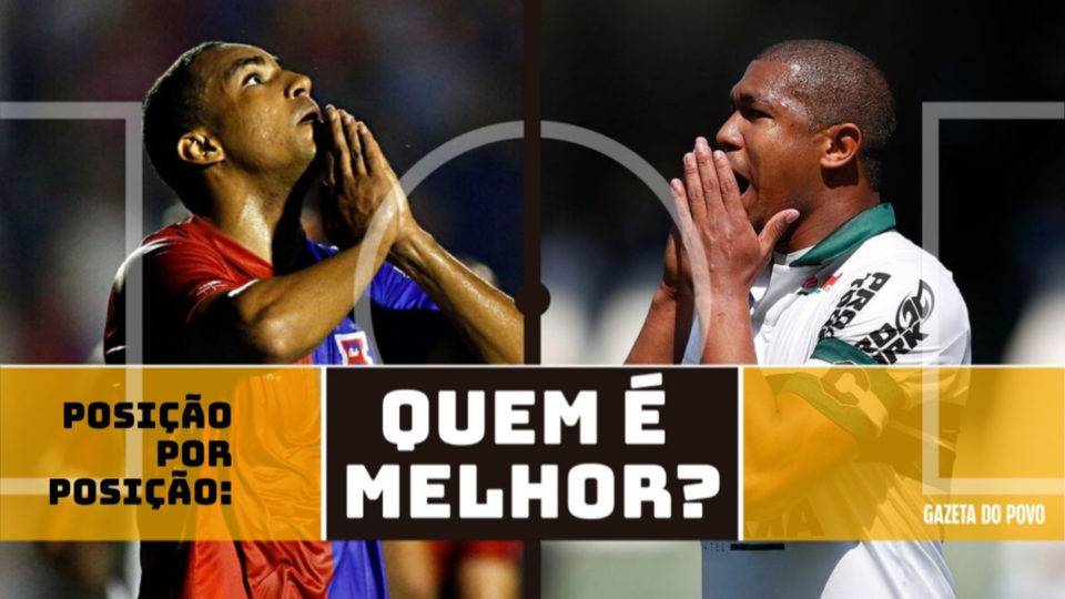 Paraná domina defesa e Coxa vence no ataque. Veja quem é melhor posição por posição Paraná domina defesa e Coxa vence no ataque. Veja quem é melhor posição por posição