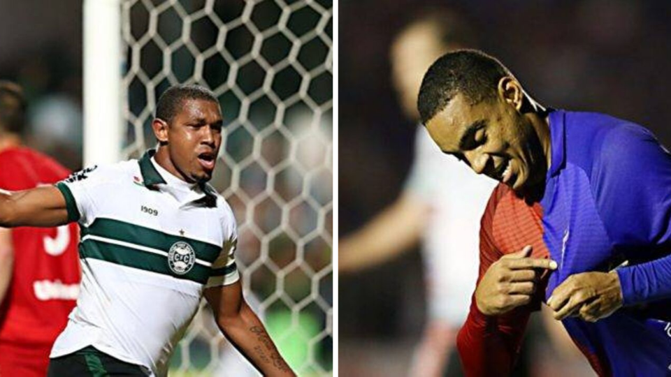 Rodrigão x Jenison: duelo de artilheiros tira o sono de técnicos de Coritiba e Paraná Rodrigão x Jenison: duelo de artilheiros tira o sono de técnicos de Coritiba e Paraná