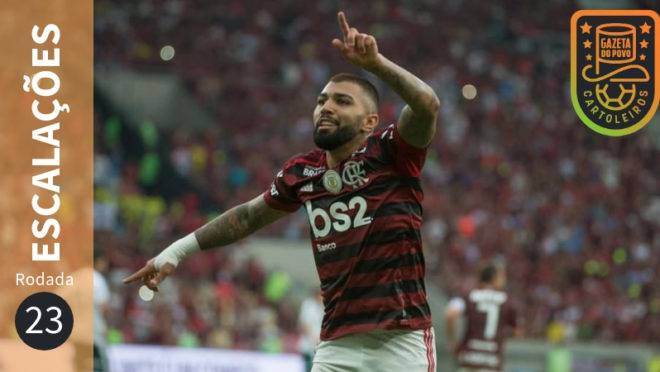 Prováveis escalações da 23.ª rodada do Cartola FC 2019.