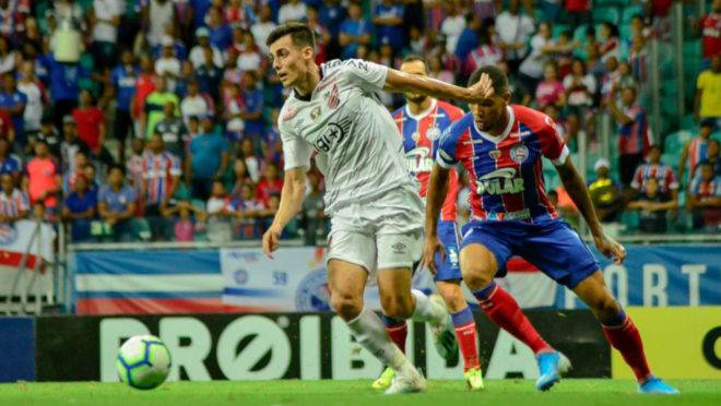 Léo Cittadini marcou o segundo gol da vitória do Athletico sobre o Bahia em Salvador.