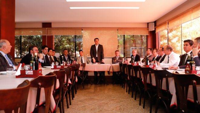 Reunião do governador Ratinho Junior (PSD) com a bancada federal do Paraná.